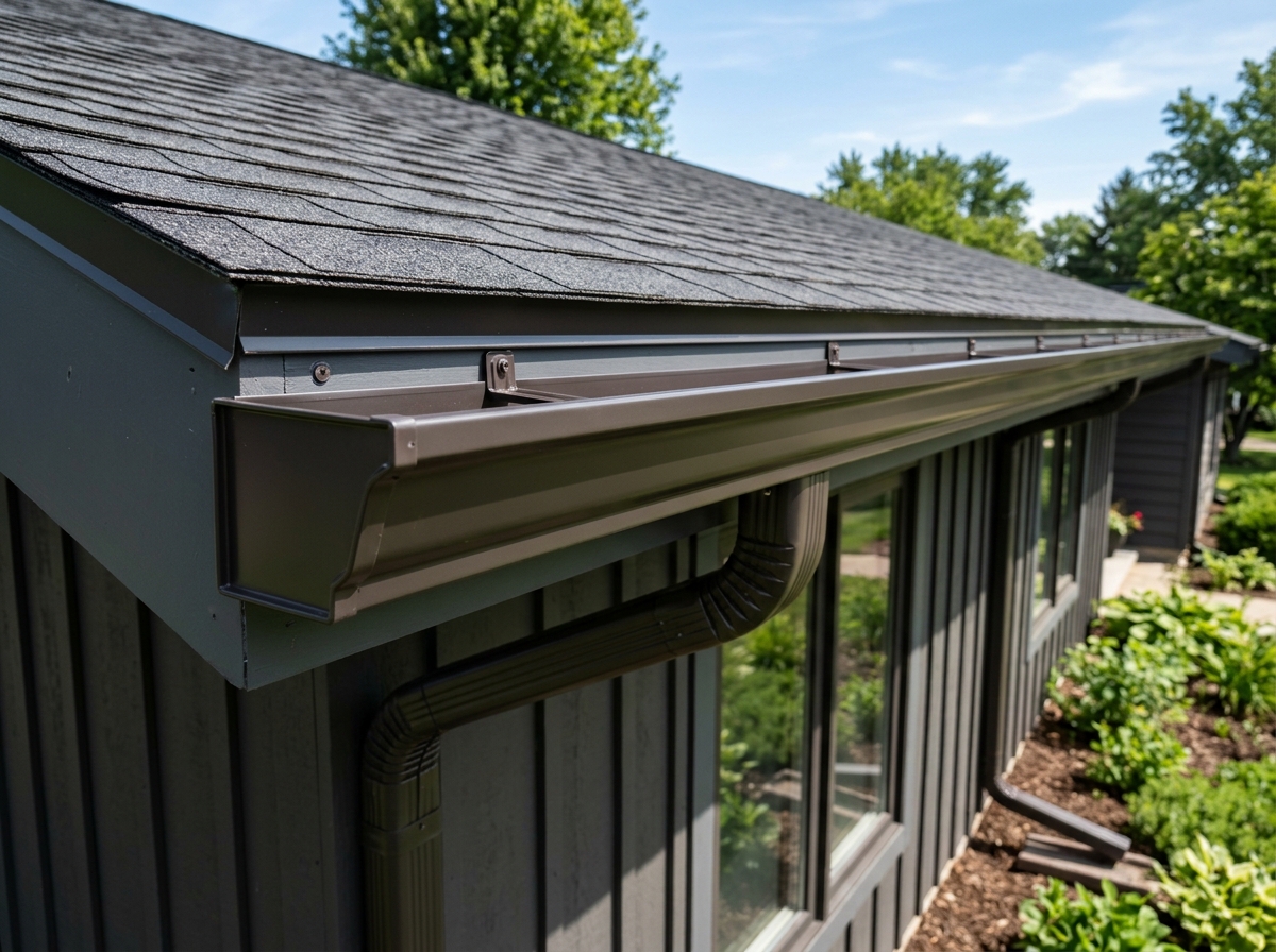 Gutter cleaning and exterior brightening